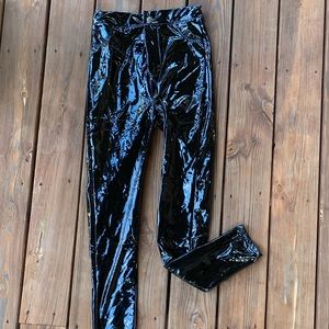 Faux Leather Pants